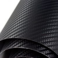 Karbonová fólie - profesionální  3D pro interier/exterier - černá rozměr 152x150cm 